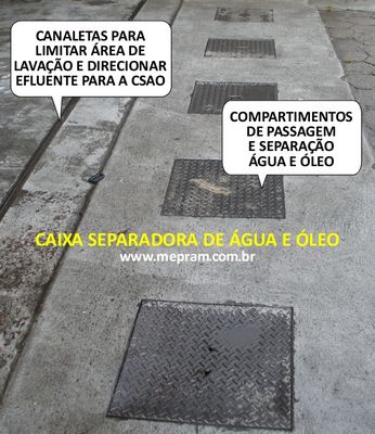 Caixa Separadora de Agua e Oleo Caixa Separadora de Água e Óleo